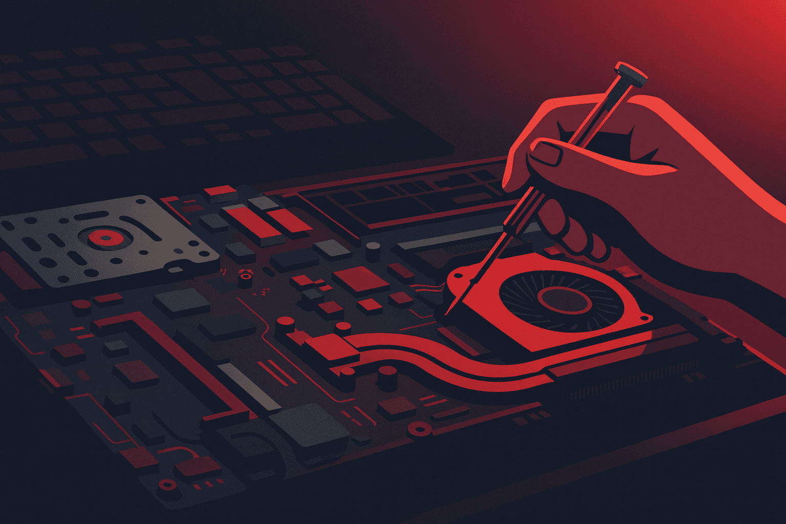 Dépannage d’un PC portable - Laguiole Dépannage Informatique